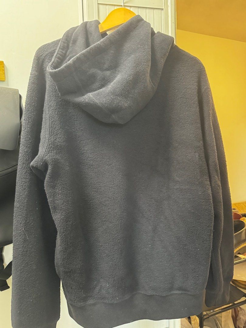 supreme reverse fleece hooded sweatshirt ss18 size L Carousell