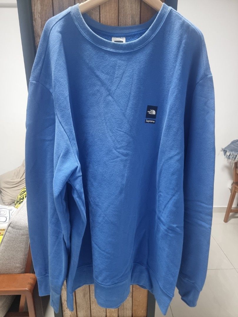 Supreme the north cheap face mountain crewneck sweatshirt