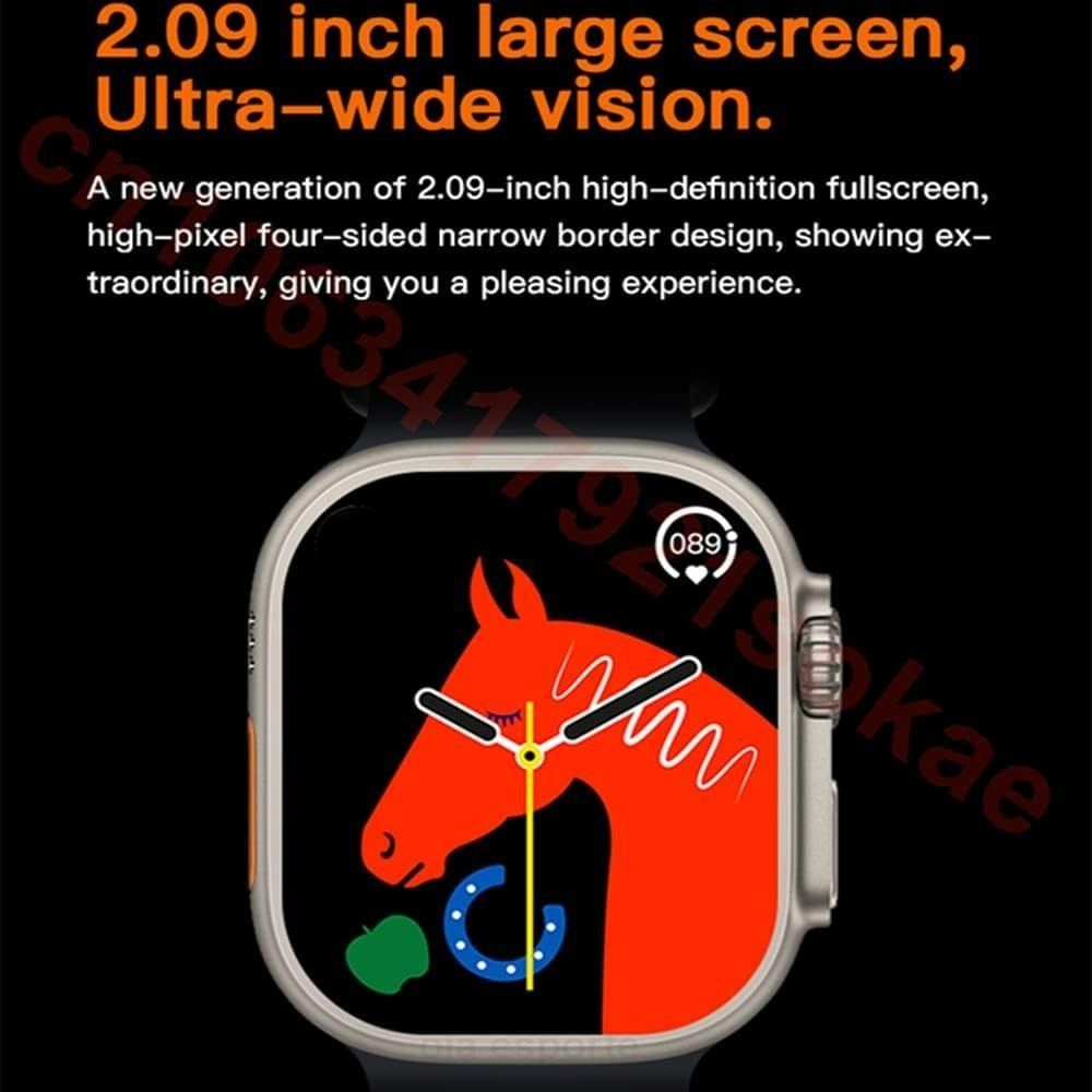 T900 Ultra Series 8 2.09 Infinite Display Smart Watch Unisex