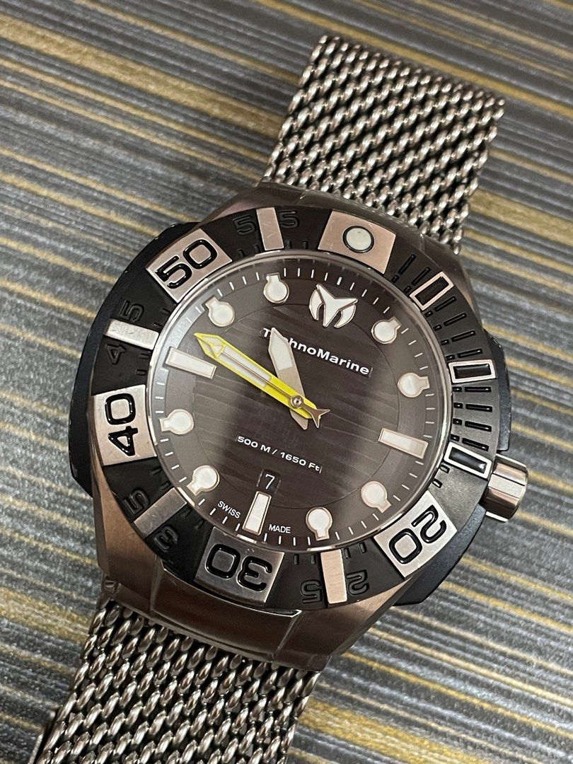 Technomarine black reef automatic chronograph hot sale