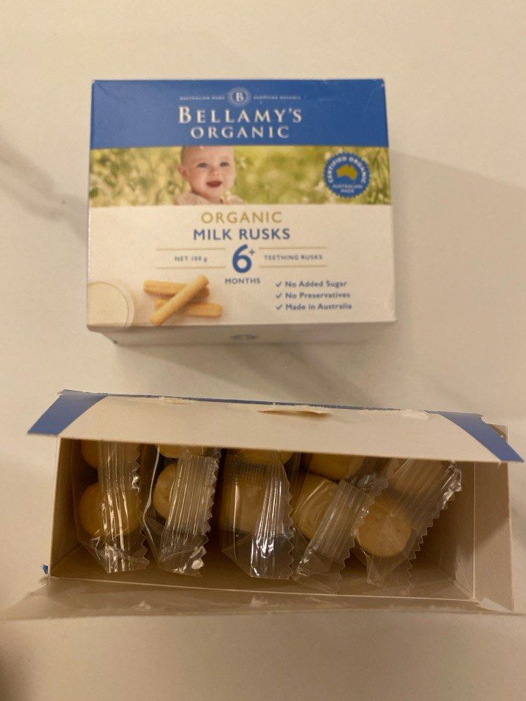 Bellamy organic teething sales rusks