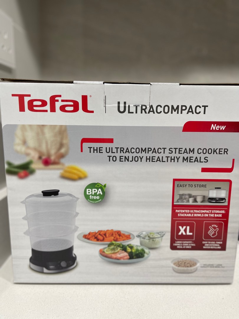 Tefal Ultra compact Steamer 3 Tier, TV & Home Appliances, Kitchen