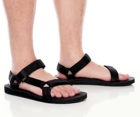 Teva original universal urban sales tech sandals in black