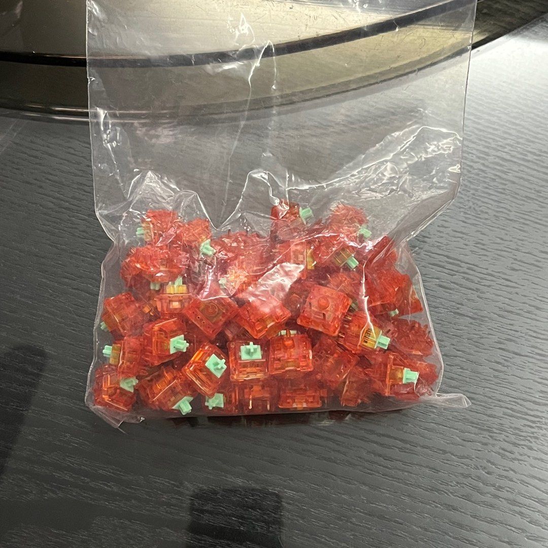 C³ Tangerine Switch Linear Switch 62g x70 iLumkb Lubed & Filmed Custom