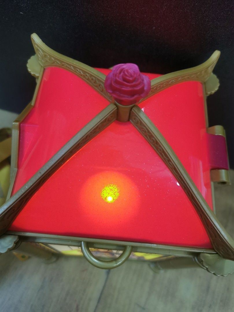 Tokyo Disney Popcorn Bucket Beauty and the Beast 2020 lighting Stained