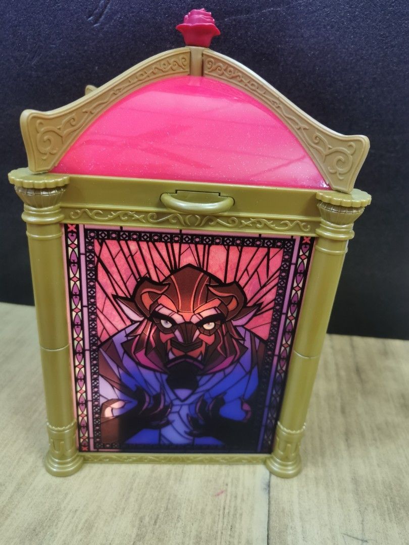 Tokyo Disney Popcorn Bucket Beauty and the Beast 2020 lighting Stained
