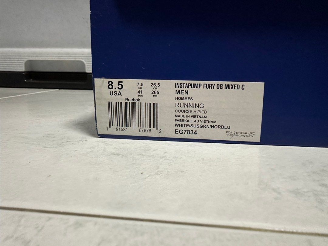 Toy Story x Reebok Instapump Fury US 8.5 Men s Fashion Footwear