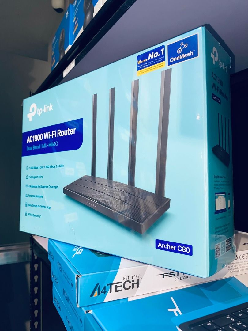 TP-Link Archer C80 AC1900 Dual Band Gigabit One Mesh MU-MIMO WiFi ...