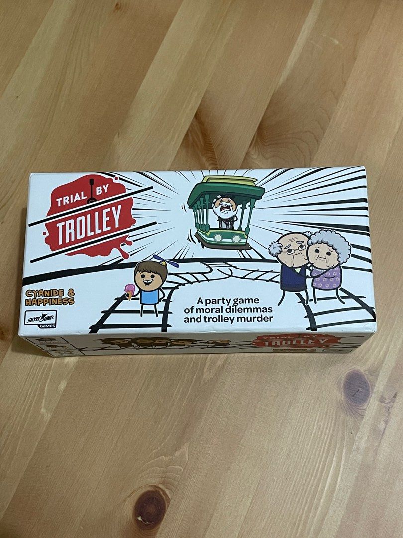 Trial by Trolley, an excellent party game. : r/boardgames