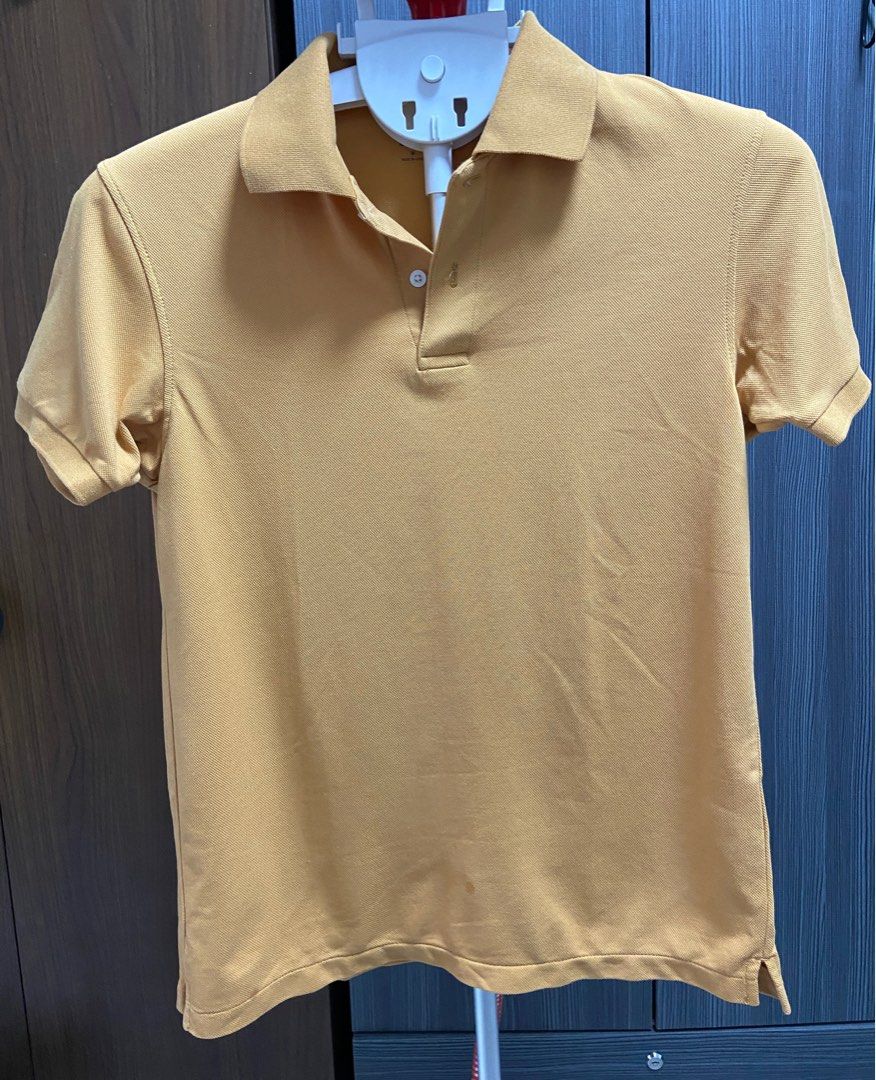 uniqlo brown polo shirt