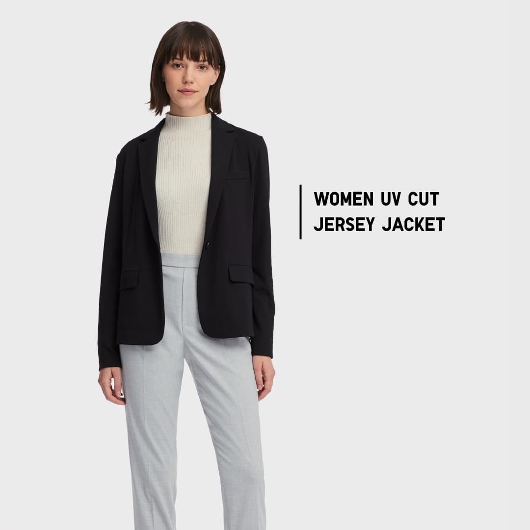 Women uv cut jersey jacket hotsell