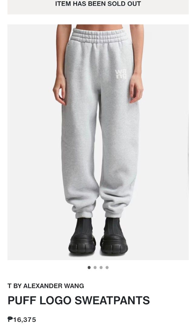Unisex t by Alexander Wang sweatpants Women s Fashion Bottoms