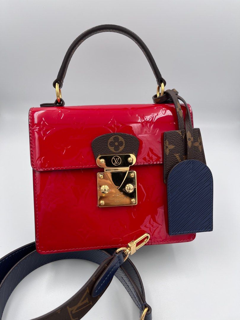 Louis vuitton red sling bag clearance