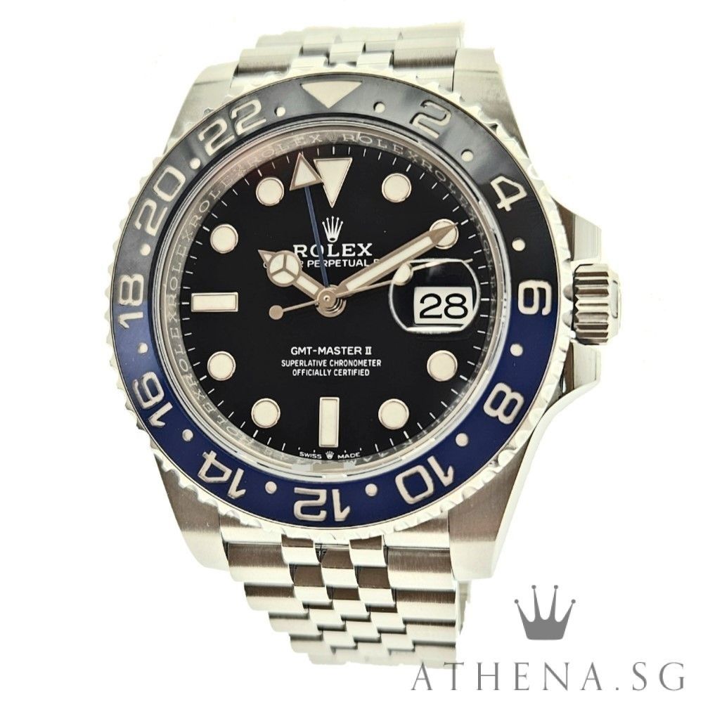 Rolex oyster perpetual date gmt master superlative chronometer officially certified hotsell