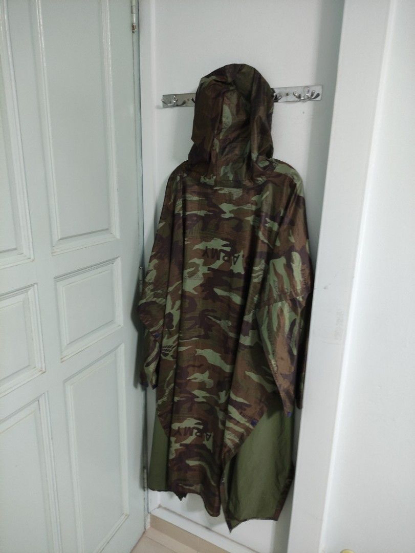 Raincoat army top