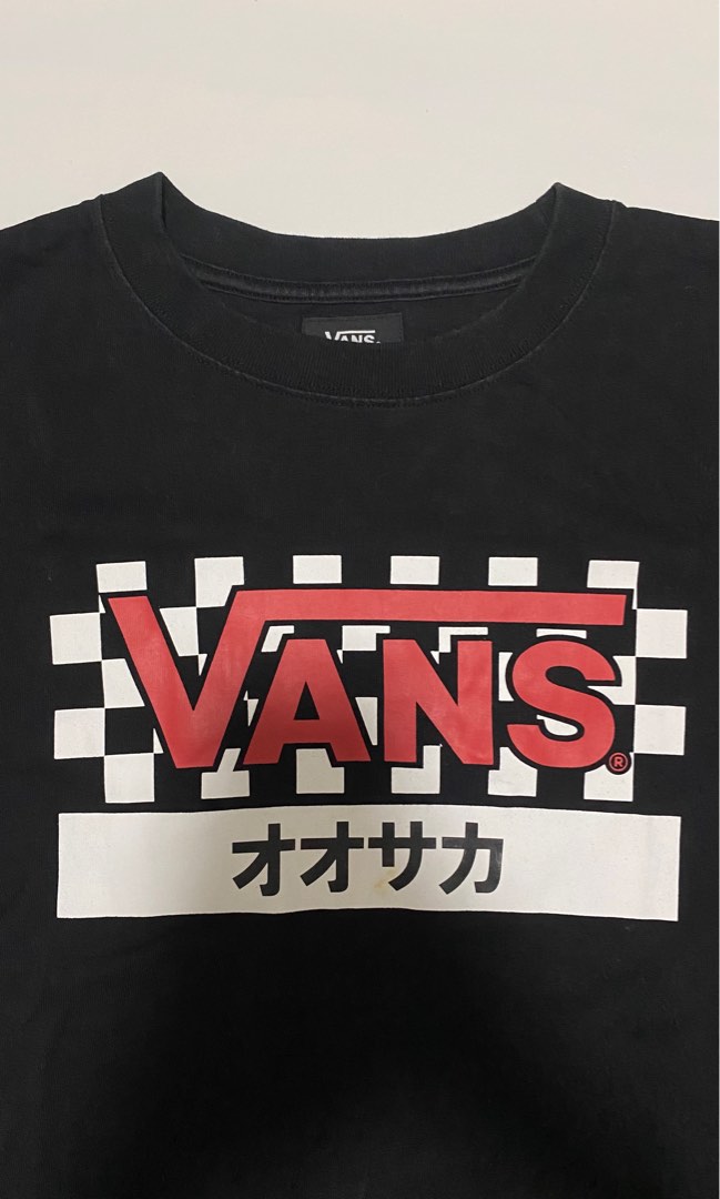 Red and white vans checkered shirt clearance
