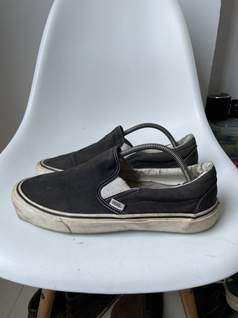 Vans Slip On Basic Black White Sneakers Shoes Canvas Original Authentic 100 Asli Kanvas Sepatu Sneaker