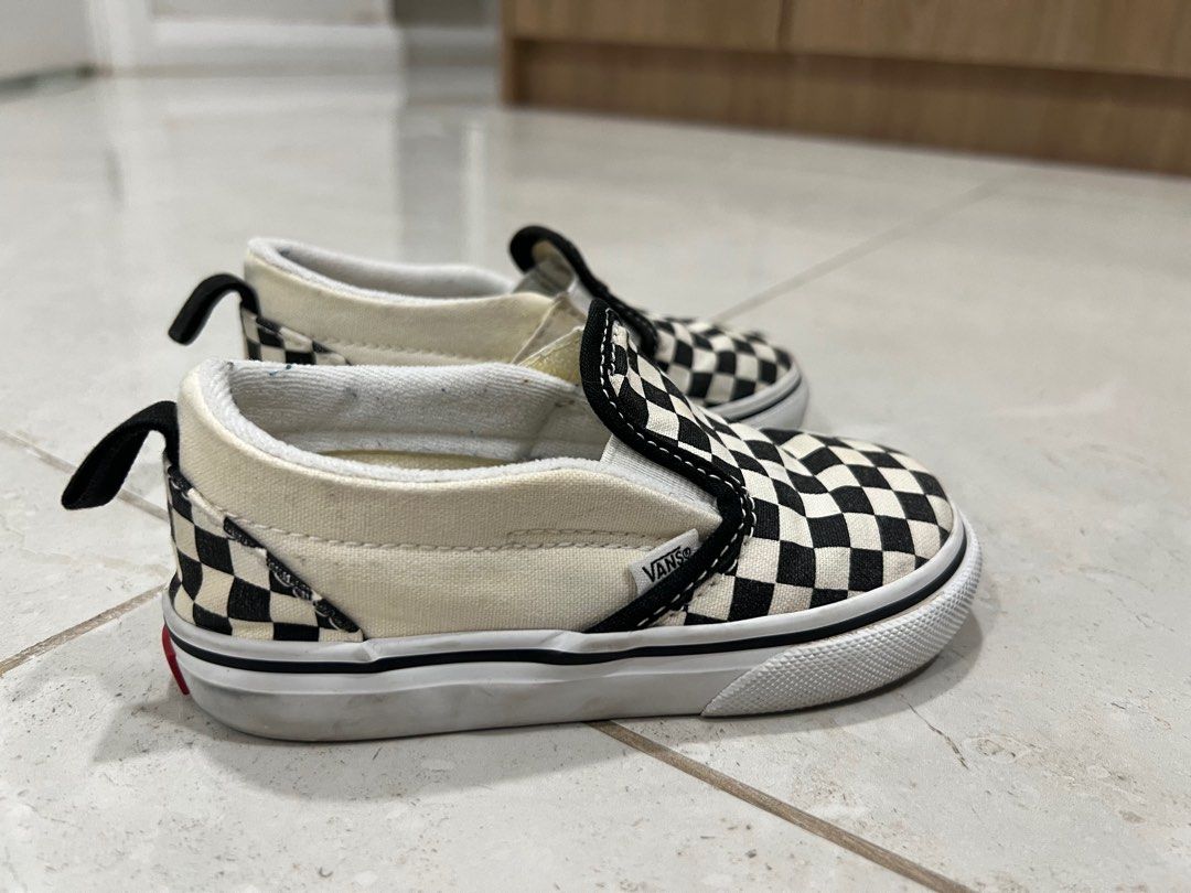 Vans sales checkerboard baby