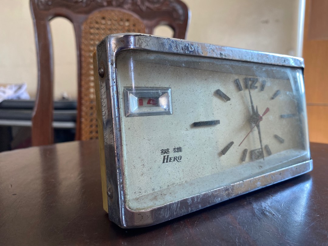 Vintage Alarm Clock , Vintage Alarm Clock "HERO" , China Clocks, Manual