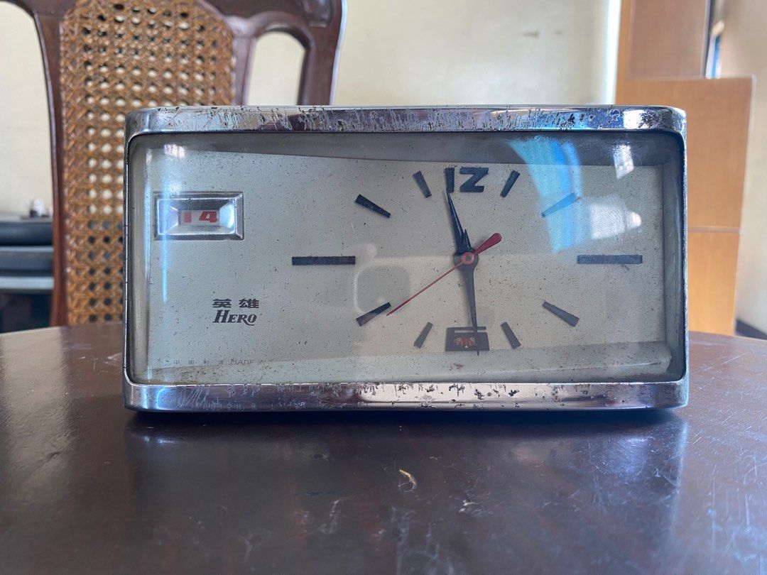 Vintage Alarm Clock , Vintage Alarm Clock "HERO" , China Clocks, Manual