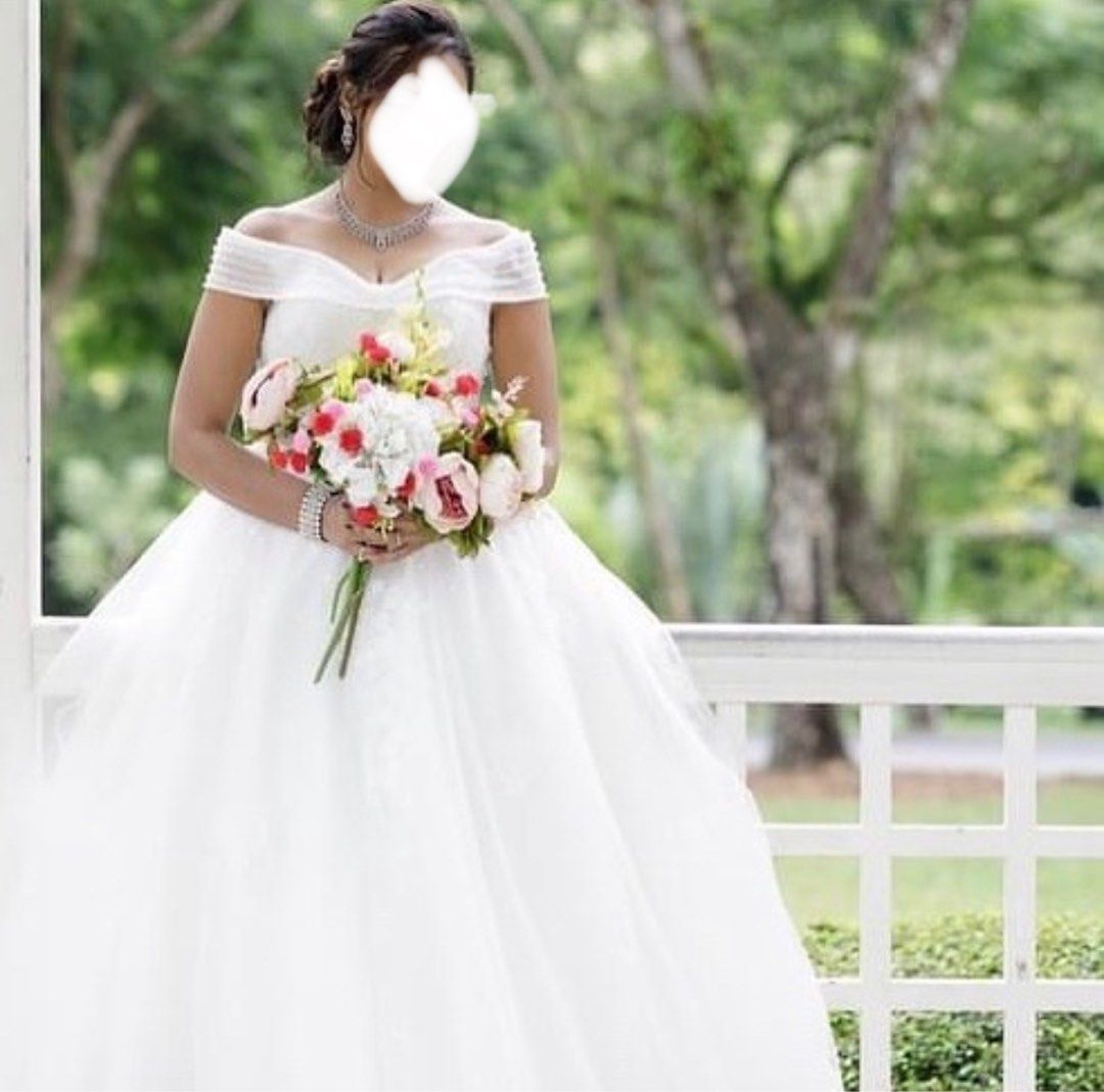 Wedding white gowns for womens on sale