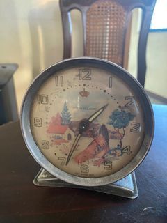 Westclox Antique Chicken Alarm Clock, Antique Rare Table Clock, Vintage Clock Not Working - SALE