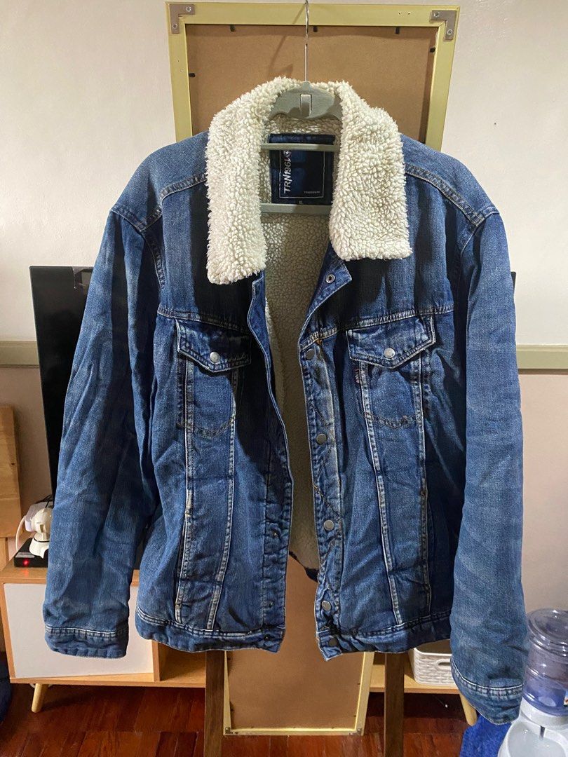Denim Jacket Winter Outfits For Men (40 ideas & outfits) | Lookastic-kimdongho.edu.vn