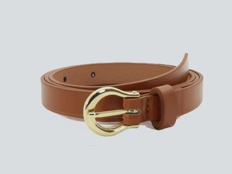 Women s Thin Brown Waist Belt Women s Fashion Watches