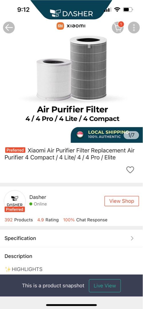 Buy Xiaomi Smart Air Purifier 4 Pro, Online
