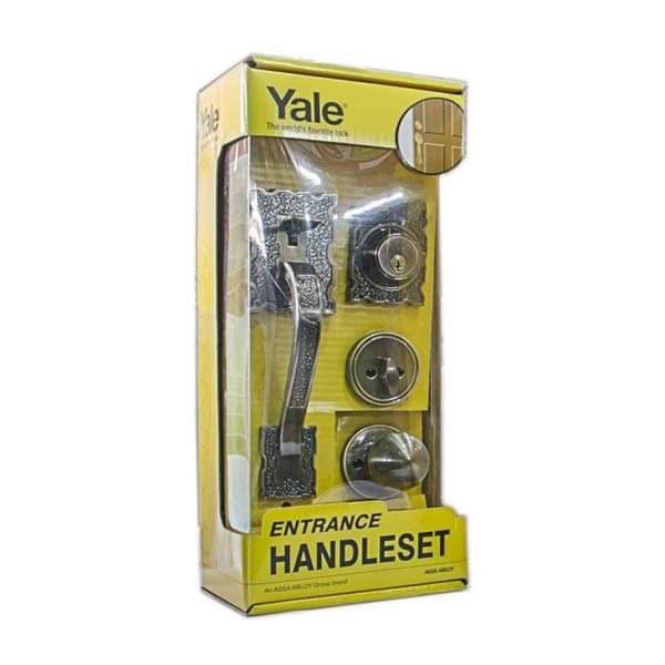YALE Entrance Handle Set, Furniture & Home Living, Security & Locks, Locks, Doors & Gates on