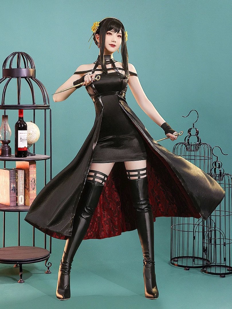SPY×FAMILY Yor Forger Cosplay Costume Professionnel