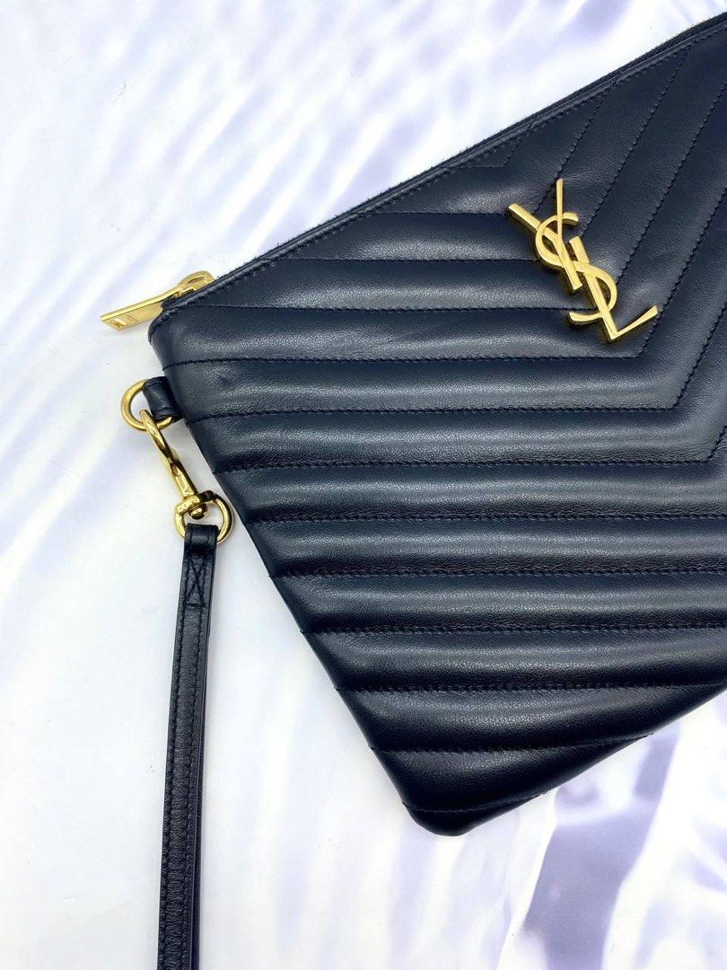 Ysl large cassandre calfskin shoulder shop bag