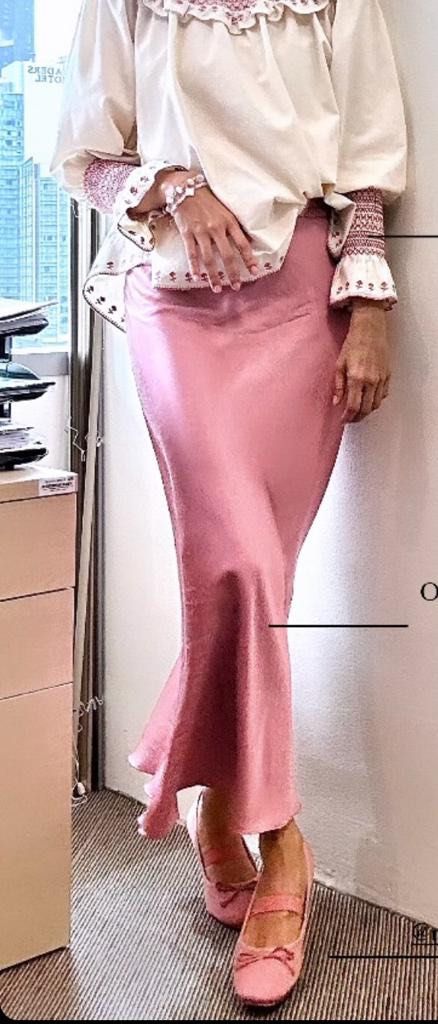 Flowy top skirt zara