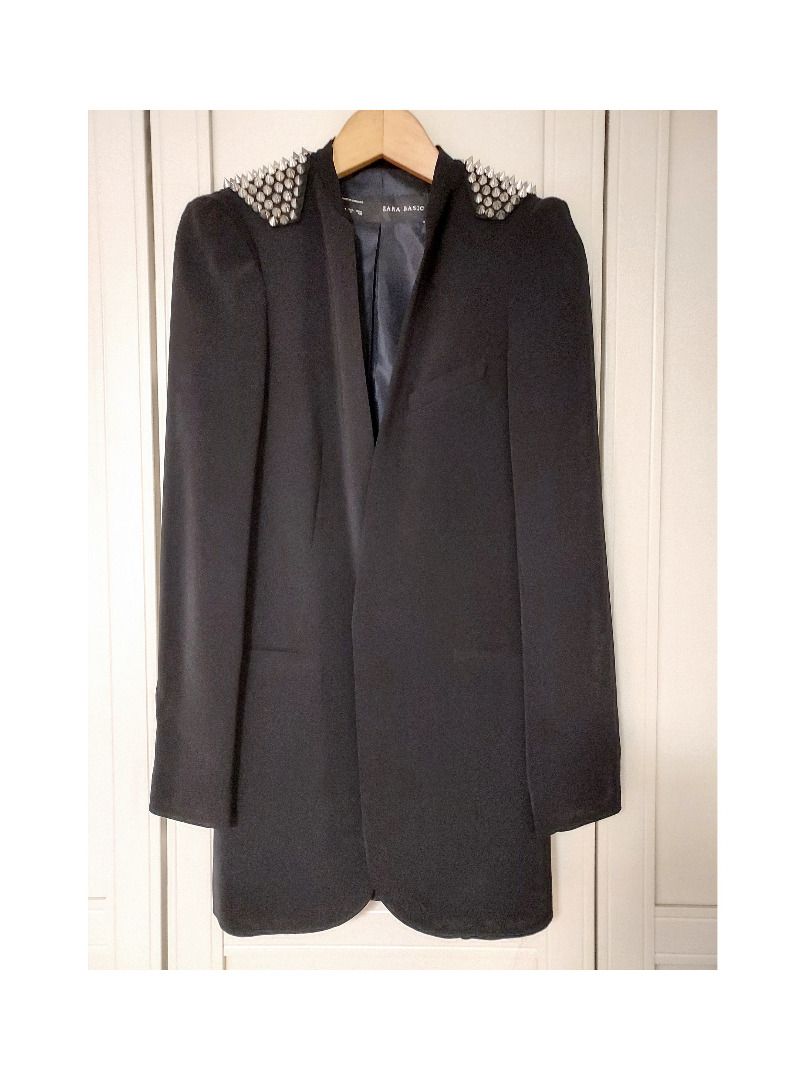 Zara studded blazer cheap