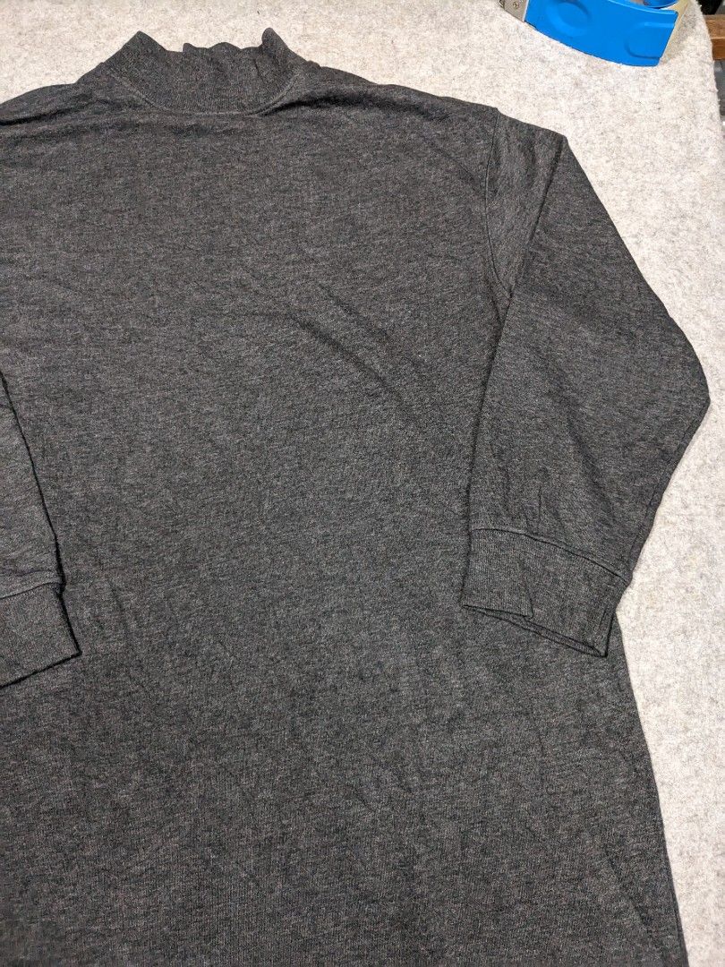 ZARA Sweater Dress Long Sleev High Neck Grey Size Large 30, Women's  Fashion, Dresses & Sets, Dresses on Carousell
