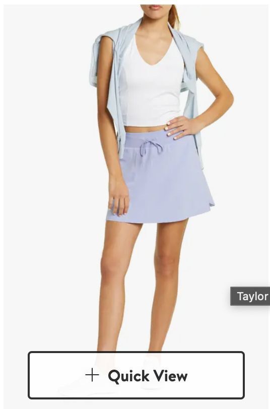 Zella Tennis Skirt Lilac, Olah Raga, Baju Olahraga di Carousell
