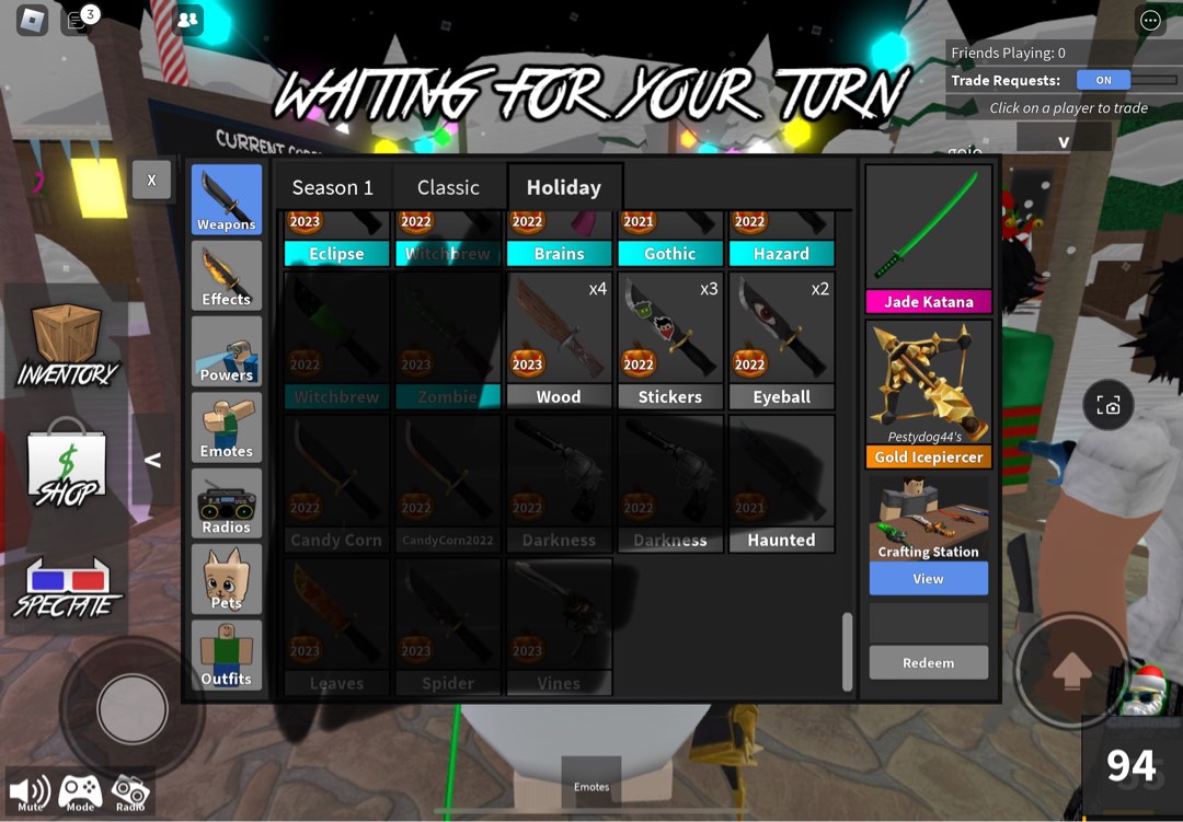 Murder Mystery 2 (MM2) Cheapest Godly and Classic ROBLOX, Video Gaming,  Gaming Accessories, In-Game Products on Carousell