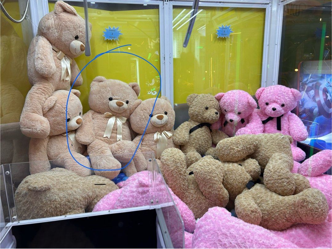 Jumbo bear plush hotsell