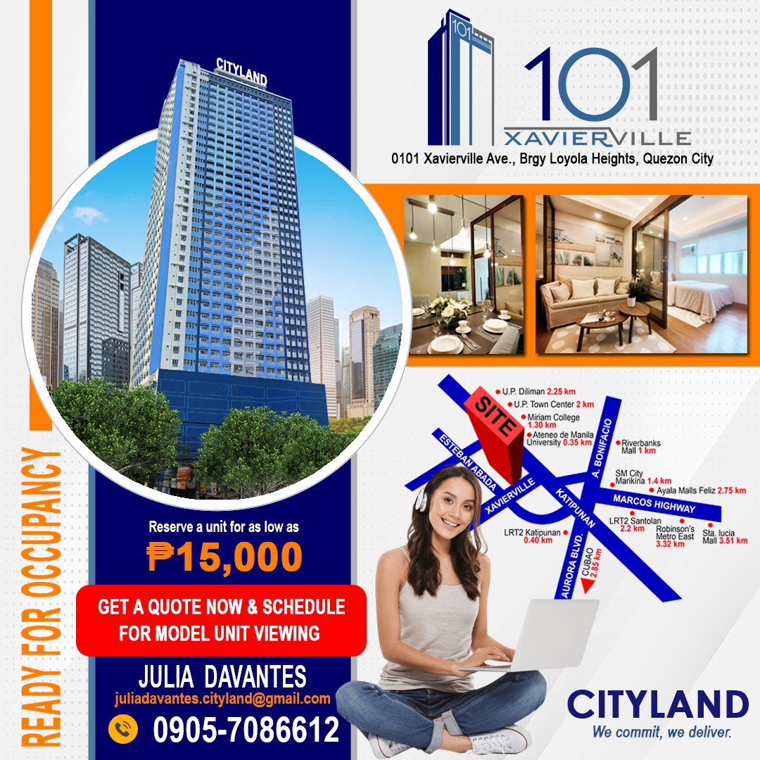 101 Xavierville at Xavierville Avenue, Loyola Heights, Quezon City