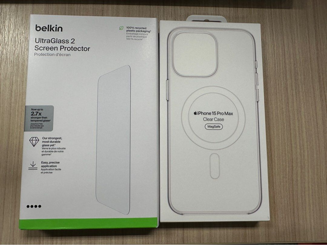 Belkin UltraGlass 2 Screen Protector for iPhone 15 Pro - Apple