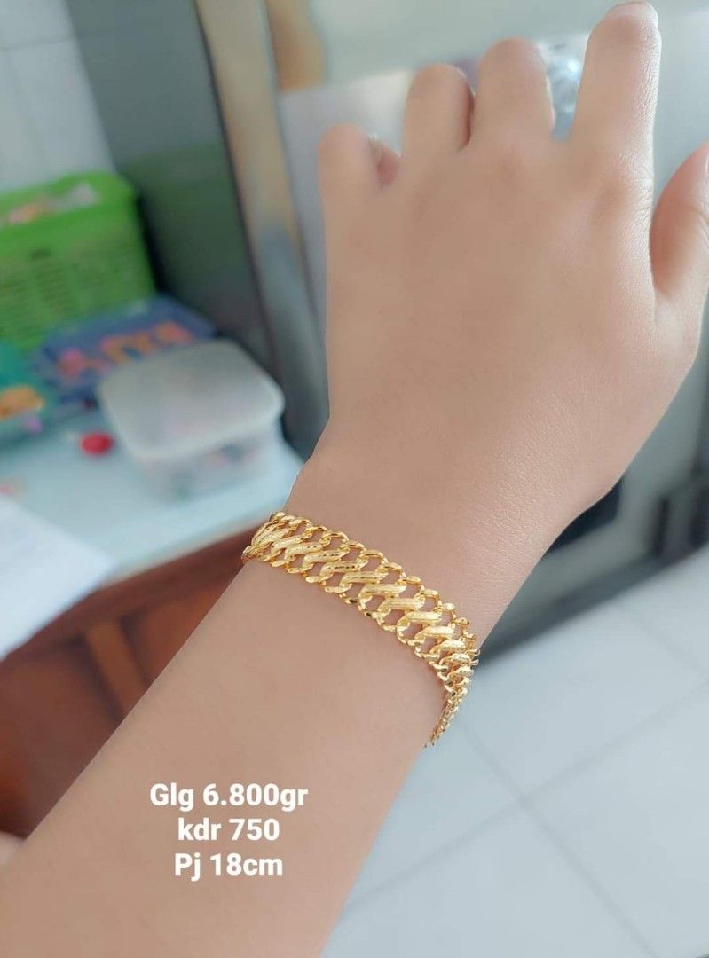 18k pure gold bracelet