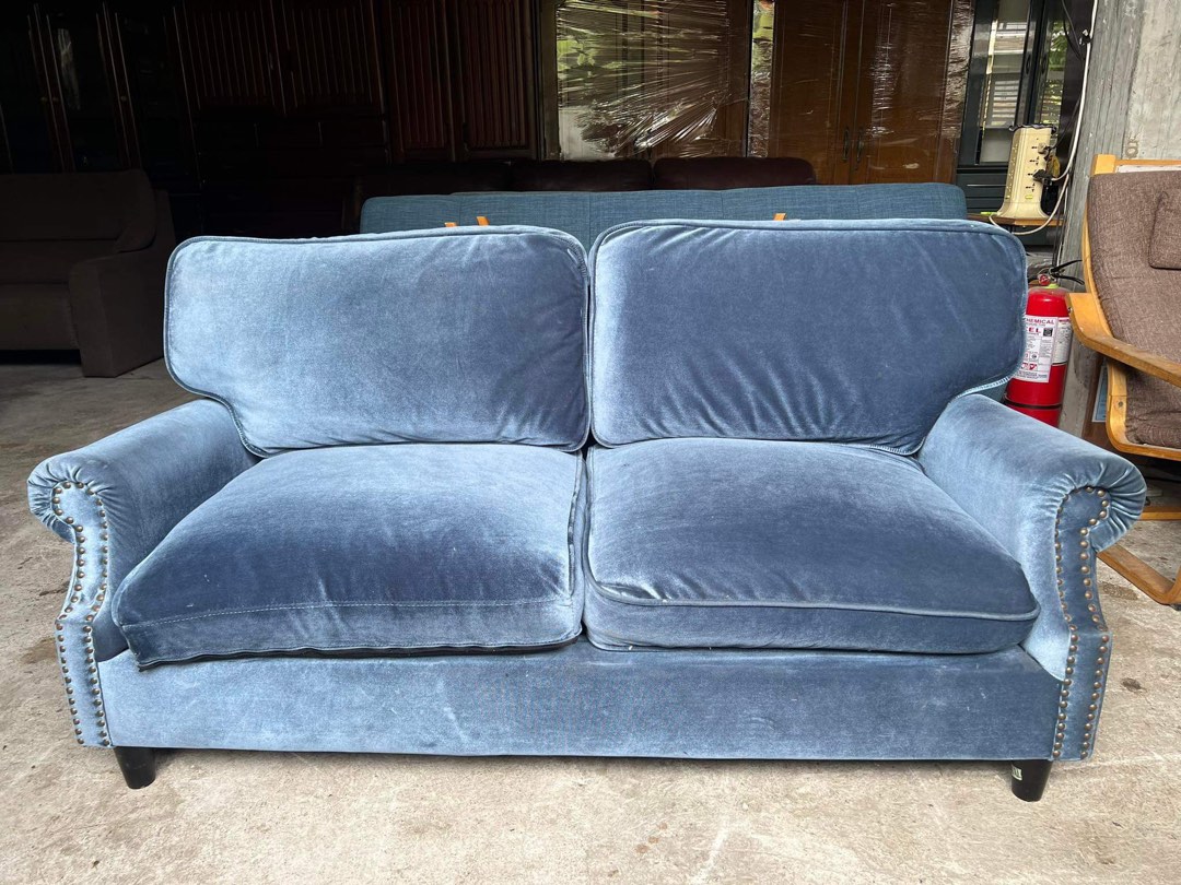2 seater Gamuza fabric sofa, Furniture & Home Living, Furniture, Sofas