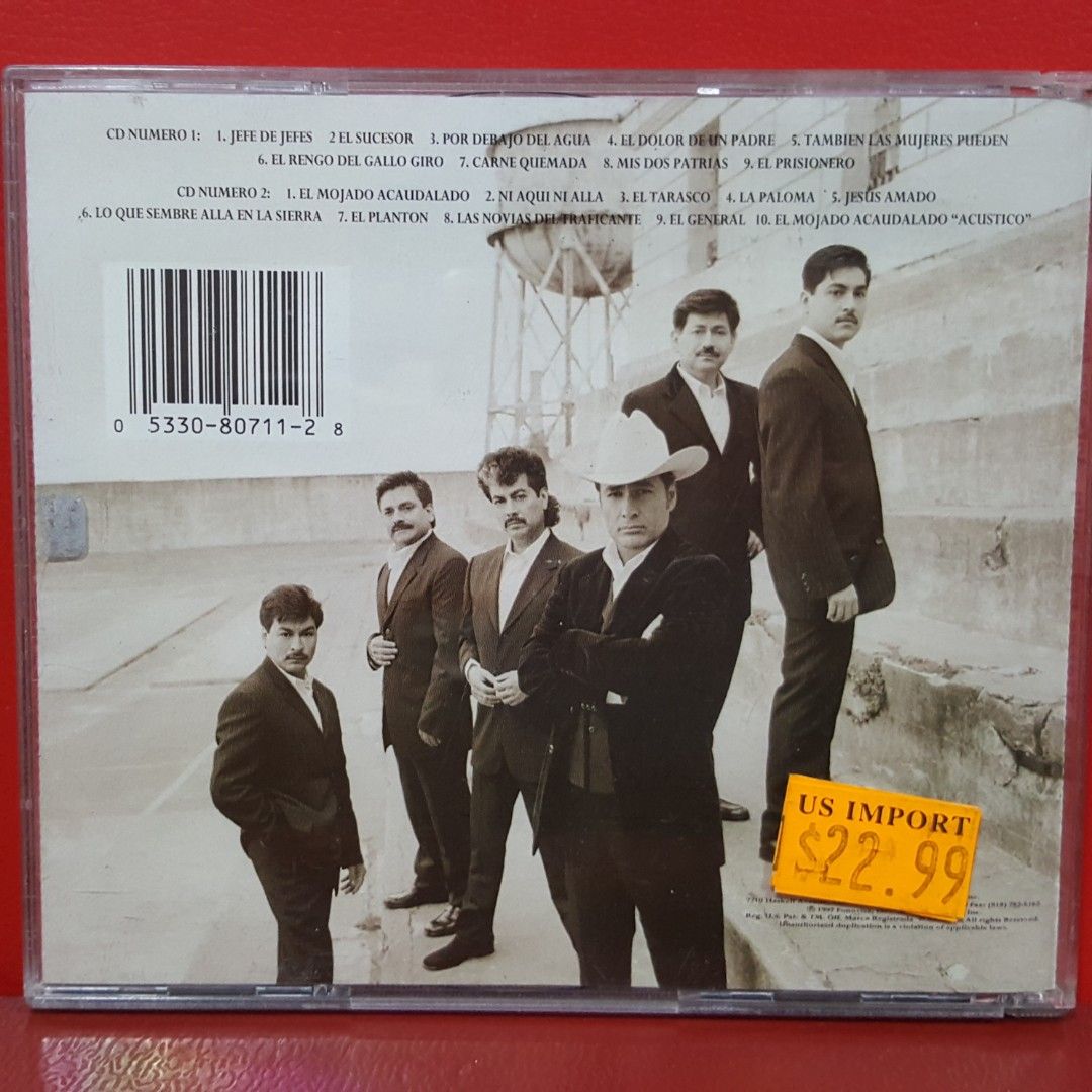 2Cd>Los Tigres Del Norte : Jefe De Jefes, Hobbies & Toys, Music & Media