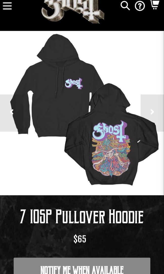 Ghost band sweatshirt outlet