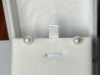 無核淡水珍珠7mm耳環925銀耳針 生日禮物 母親節64227740548995110