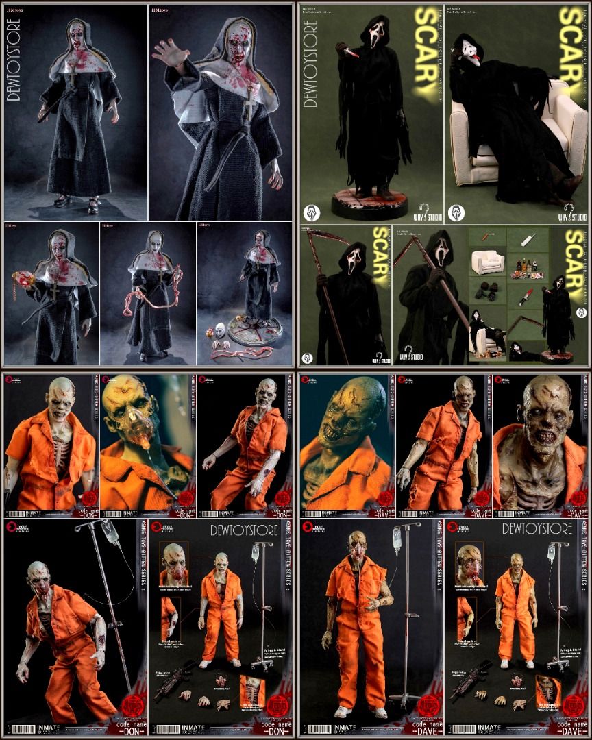 ASMUS TOYS  BIT003A 1/6 Donゾンビ囚人バイオハザード Amazon | [AC]Asmus TOYS 1/6 咬 囚人 ゾンビ 可動 アクション