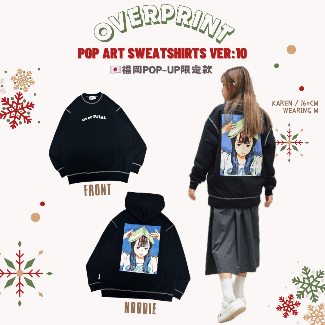 定番公式通販 over print POP ART sweatshirts Ver:2 - トップス