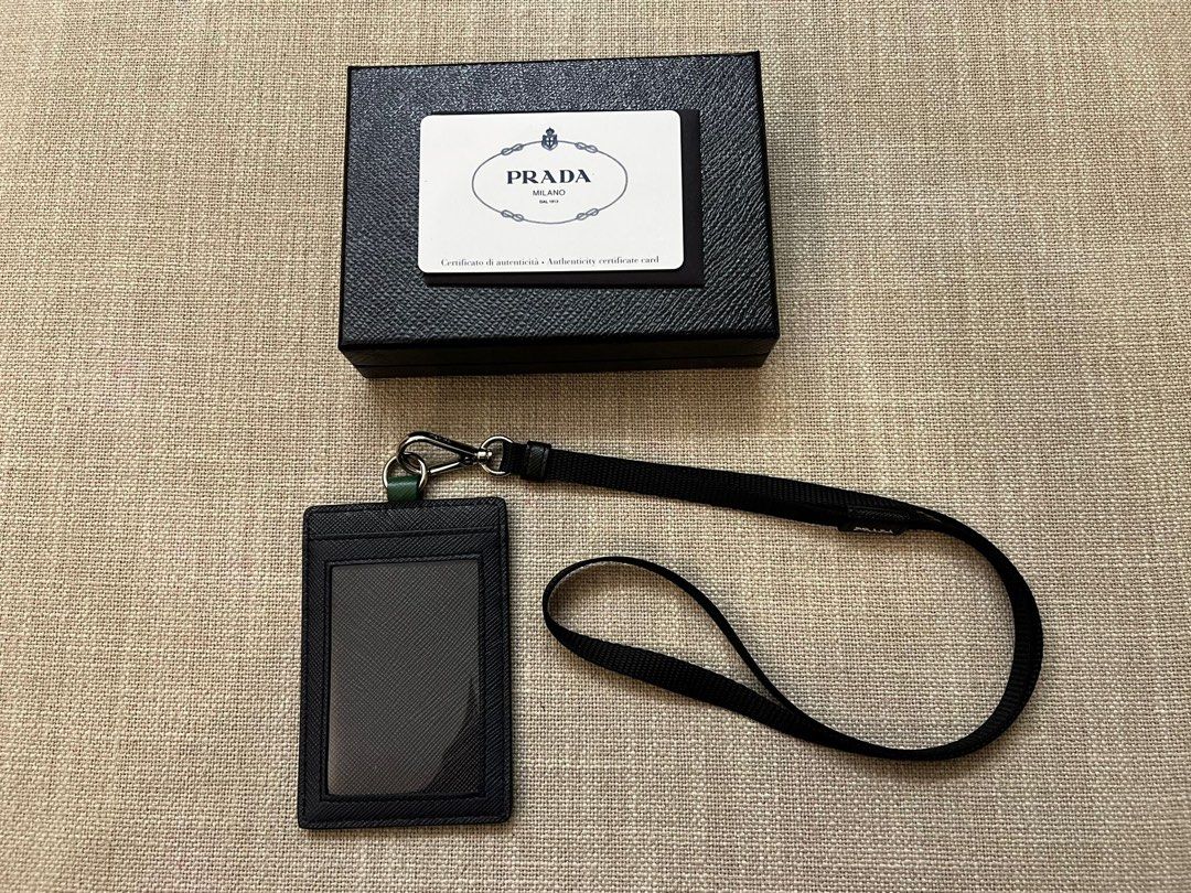 Prada id holder cheap
