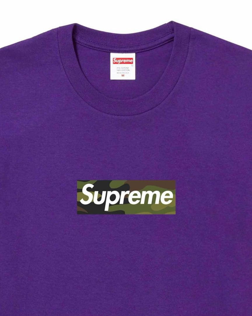 総合通販 Supreme Box Logo L/S Tee Purple 紫 L - トップス