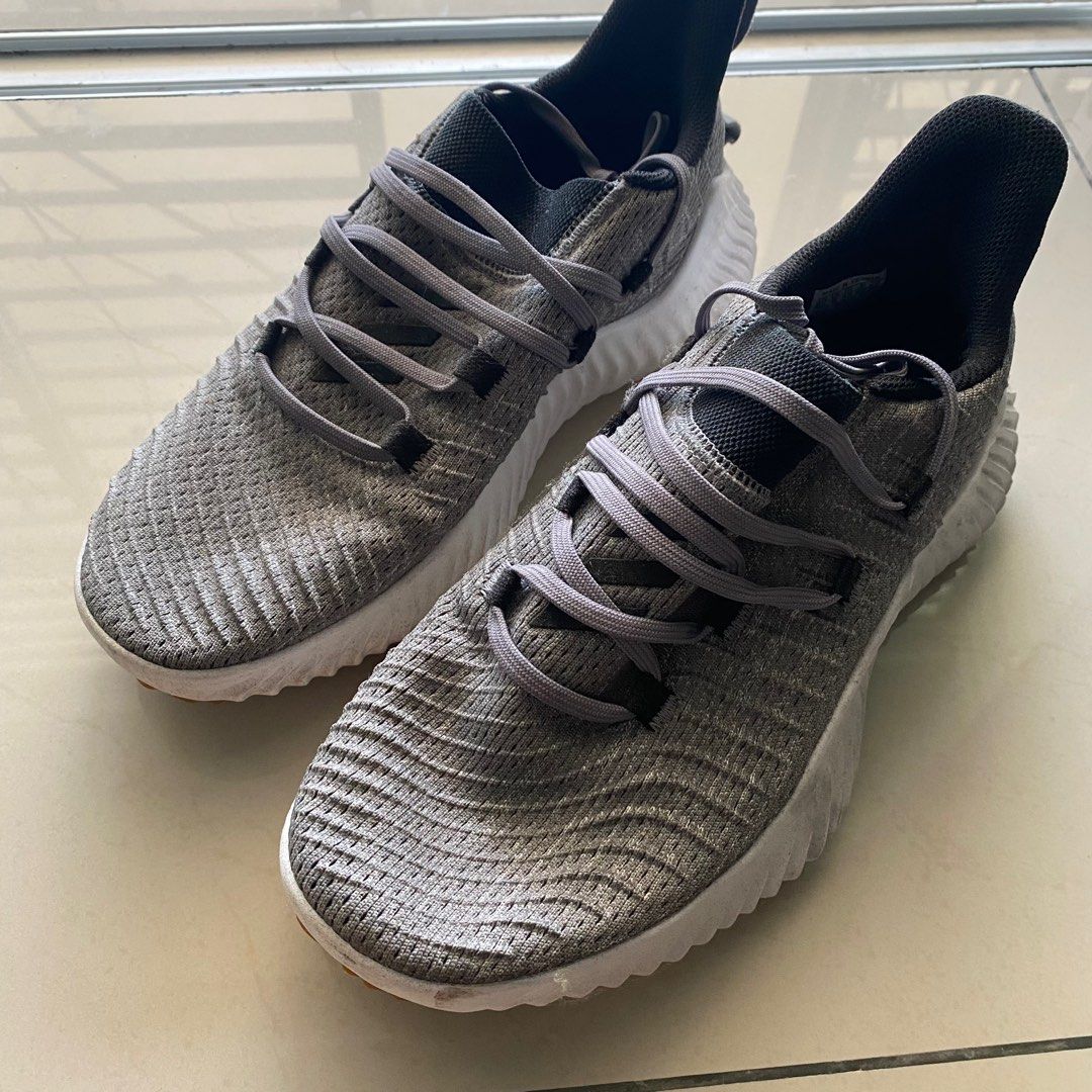 Adidas alphabounce trainer sale grey